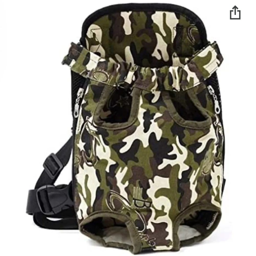 Portable Travel Adjustable Front Dog Backpack